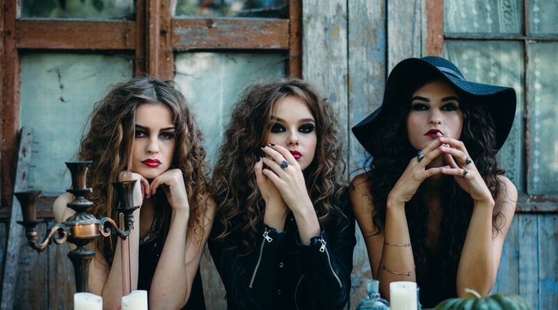three witches at the table