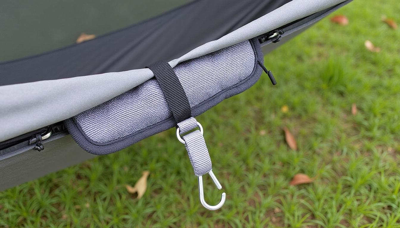 découvrez le hamac de voyage, l'accessoire indispensable pour profiter de moments de détente où que vous soyez. léger et facile à transporter, il vous accompagne dans toutes vos aventures, garantissant un confort optimal et des instants de relaxation inoubliables.