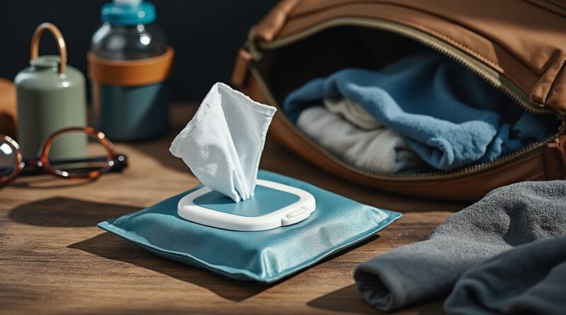 découvrez nos lingettes rafraîchissantes, la solution idéale pour rester frais et propre lors de vos voyages, même sans accès à une douche. pratiques et légères, elles vous accompagnent partout pour un instant de bien-être à tout moment.