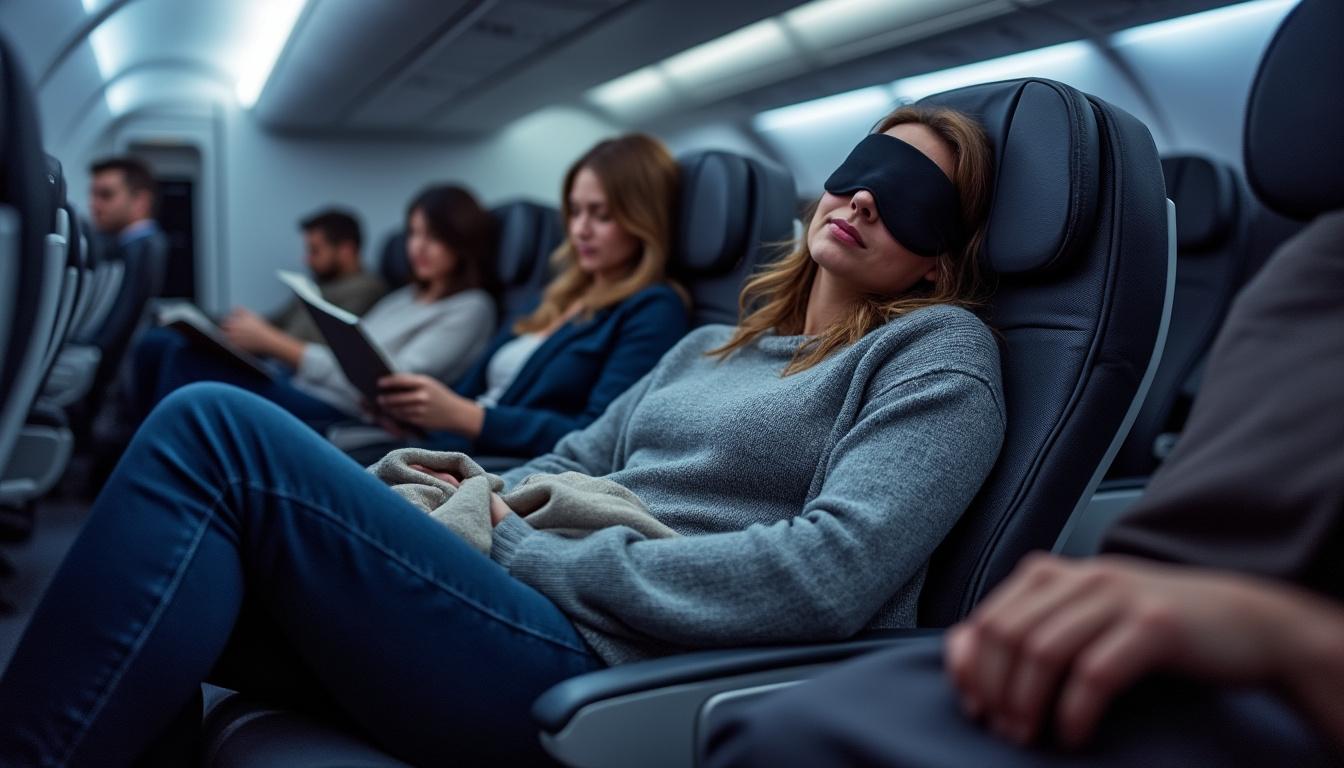 découvrez comment un masque de sommeil en avion peut transformer votre expérience de vol longue distance. idéal pour bloquer la lumière et favoriser le repos, cet accessoire essentiel vous aidera à arriver frais et dispo à votre destination. ne laissez pas la fatigue gâcher votre voyage !