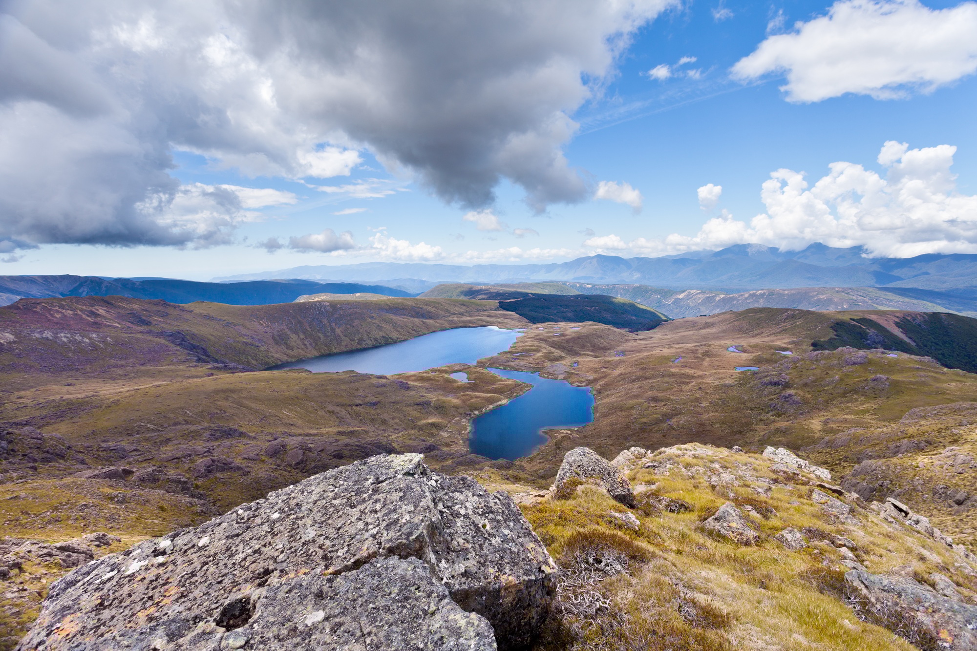 Sylvester Lakes in Kahurangi National Park NZ