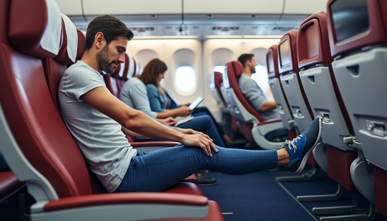 découvrez notre repose-pieds de voyage, conçu spécialement pour soulager vos jambes lourdes lors de vos déplacements. pratique et confortable, il vous aide à améliorer la circulation sanguine et à profiter d'un voyage agréable, que ce soit en train, en avion ou en voiture.