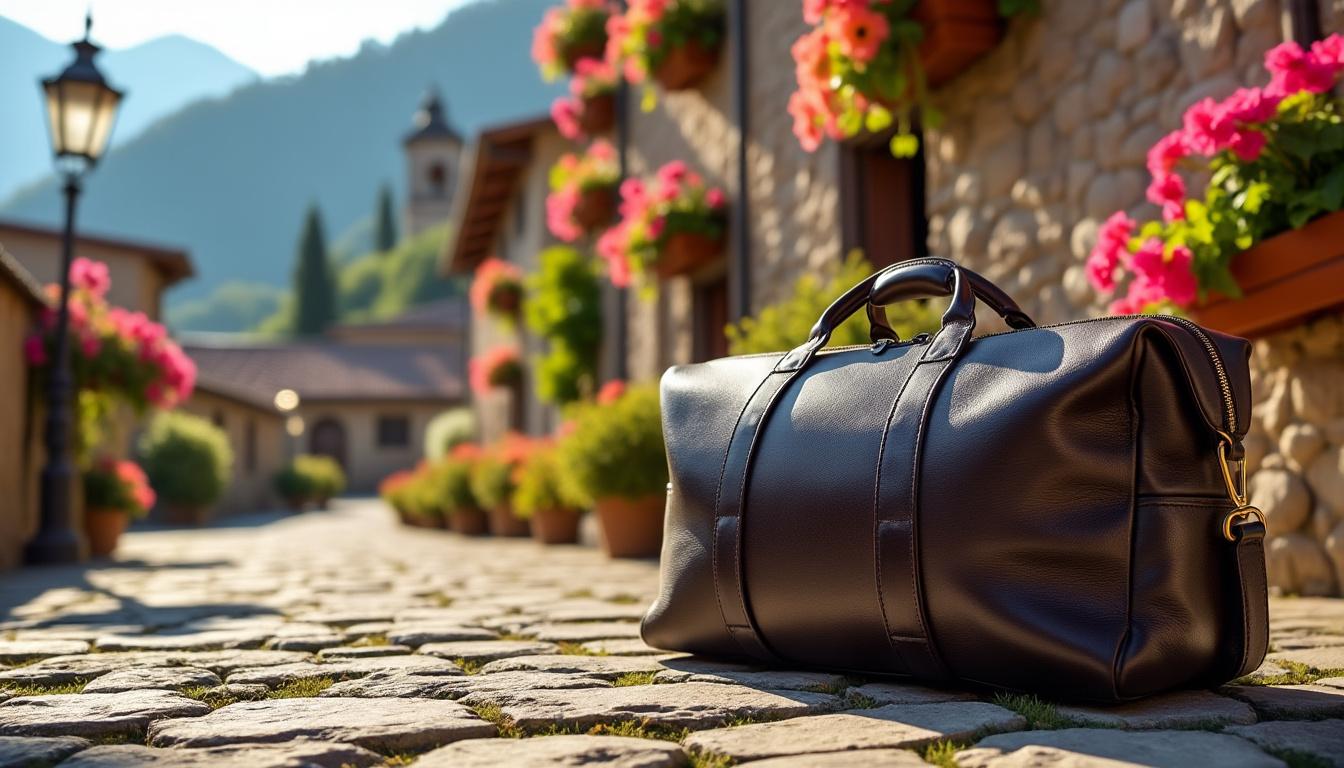 découvrez notre sac de voyage en cuir alliant durabilité et élégance. idéal pour vos escapades, ce compagnon tendance offre un espace généreux et un style intemporel. voyagez avec chic et en toute confiance.