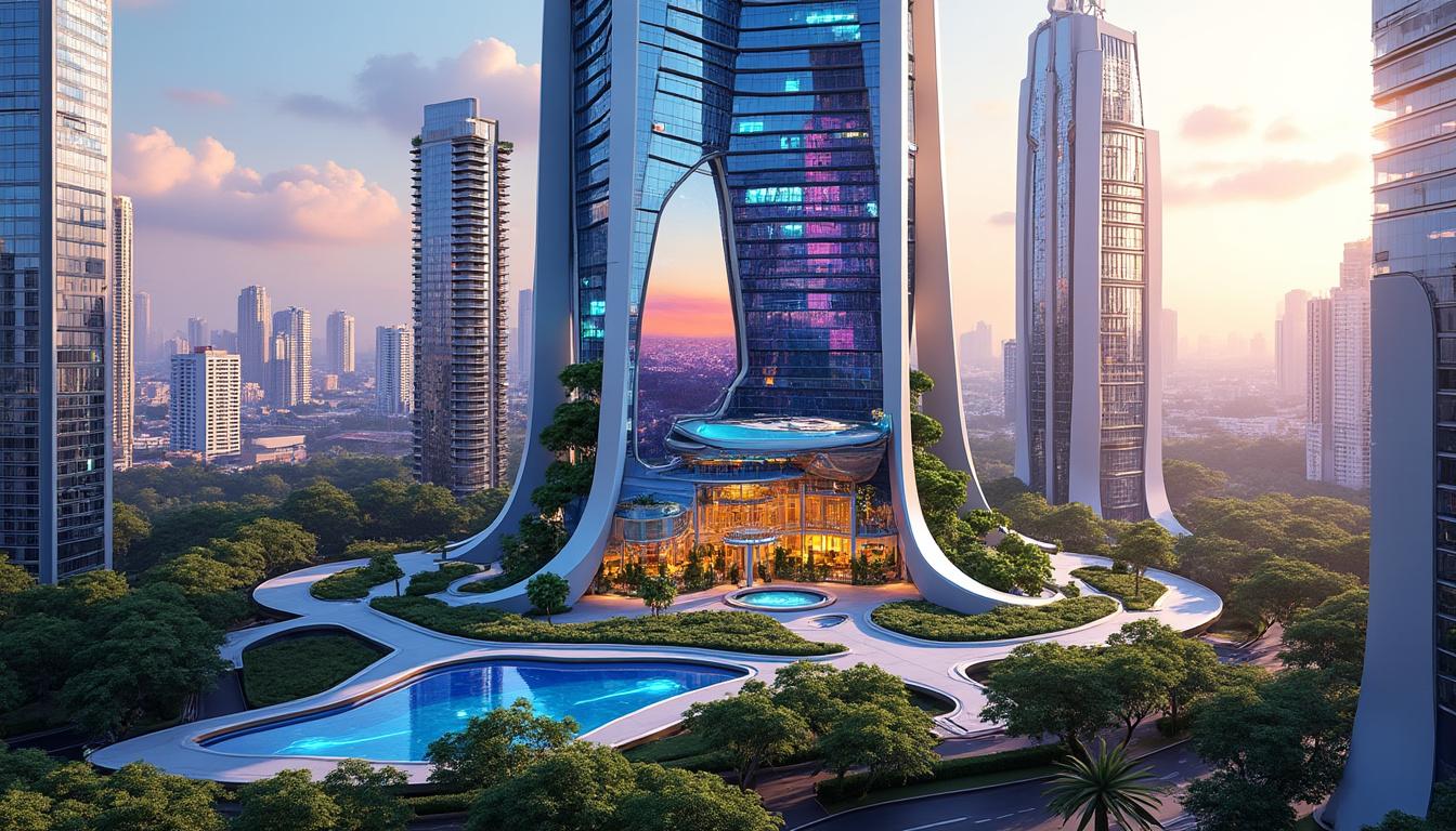 découvrez torre begonias, le majestueux gratte-ciel de 120 mètres qui transforme le panorama urbain de lima. alliant design contemporain et innovation architecturale, ce bâtiment emblématique attire les regards et redéfinit le skyline de la capitale péruvienne.