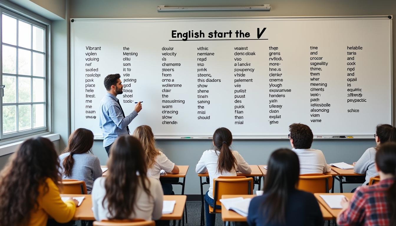 découvrez comment la liste des mots en anglais commençant par la lettre v peut enrichir votre vocabulaire et améliorer facilement votre maîtrise de l’anglais, que vous soyez débutant ou avancé.
