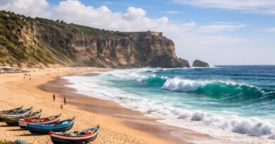découvrez nazaré au portugal, ses plages magnifiques et ses paysages côtiers spectaculaires pour une expérience inoubliable entre mer et nature.