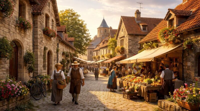 découvrez l'art de vivre unique dans un village médiéval en france, où tradition et modernité se rencontrent pour offrir un cadre authentique et chaleureux.