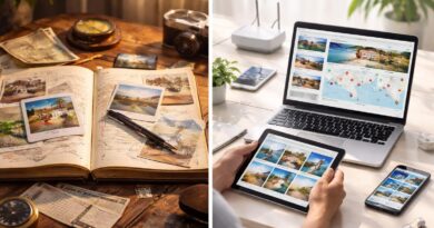 découvrez pourquoi choisir un exemple de carnet de voyage en ligne est avantageux par rapport à un carnet traditionnel : praticité, partage instantané et enrichissement numérique.