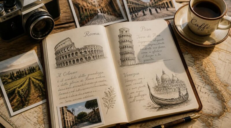 découvrez comment raconter vos aventures italiennes avec style grâce à nos astuces pour créer un carnet de voyage unique et captivant.