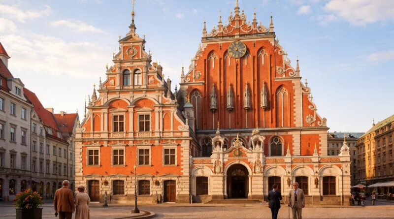 explorez la maison des têtes noires à riga, un trésor architectural et historique emblématique du patrimoine letton, riche en histoire et en art.